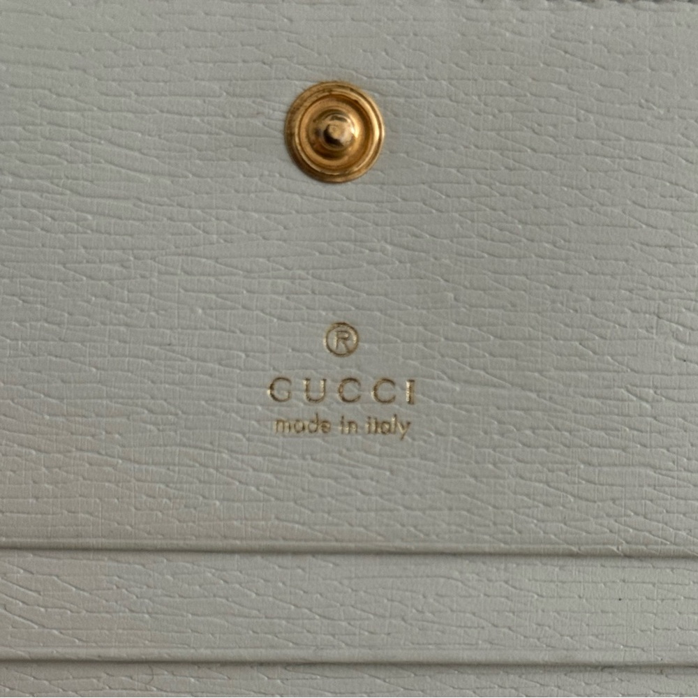 Gucci Shangai Calfskin Tiger Savanah Horsebit 1955 Card Case Wallet ~ NWOT - Picture 4 of 12